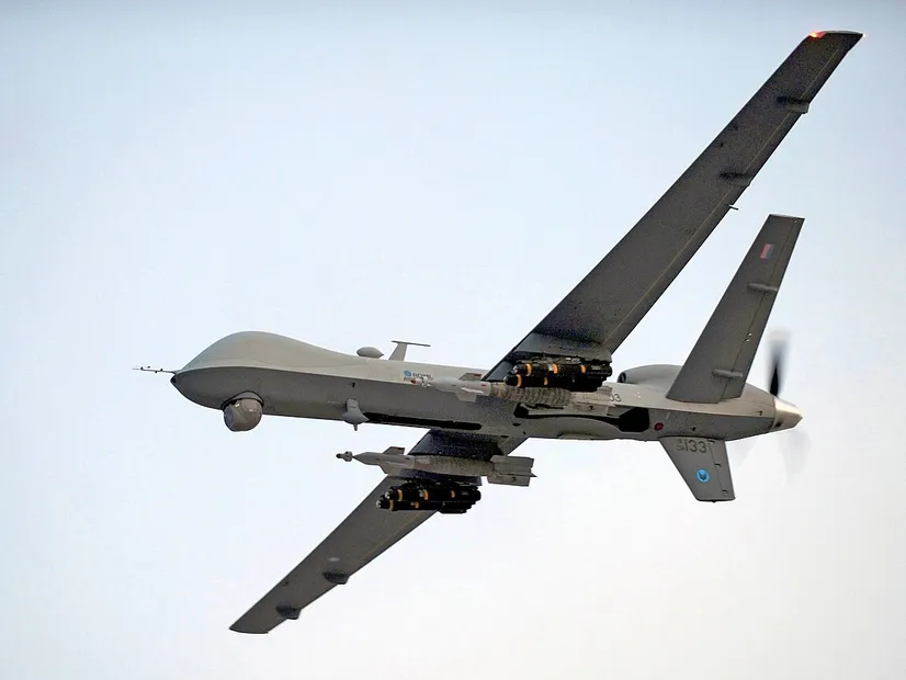 Fixed-wing military drones